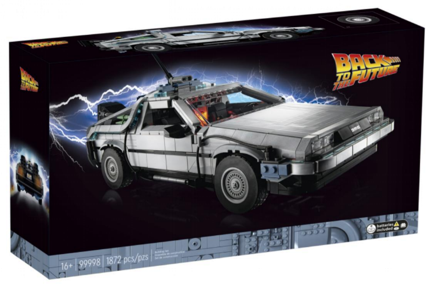 Back to the Future Time Machine - 1872 Pieces - 10300
