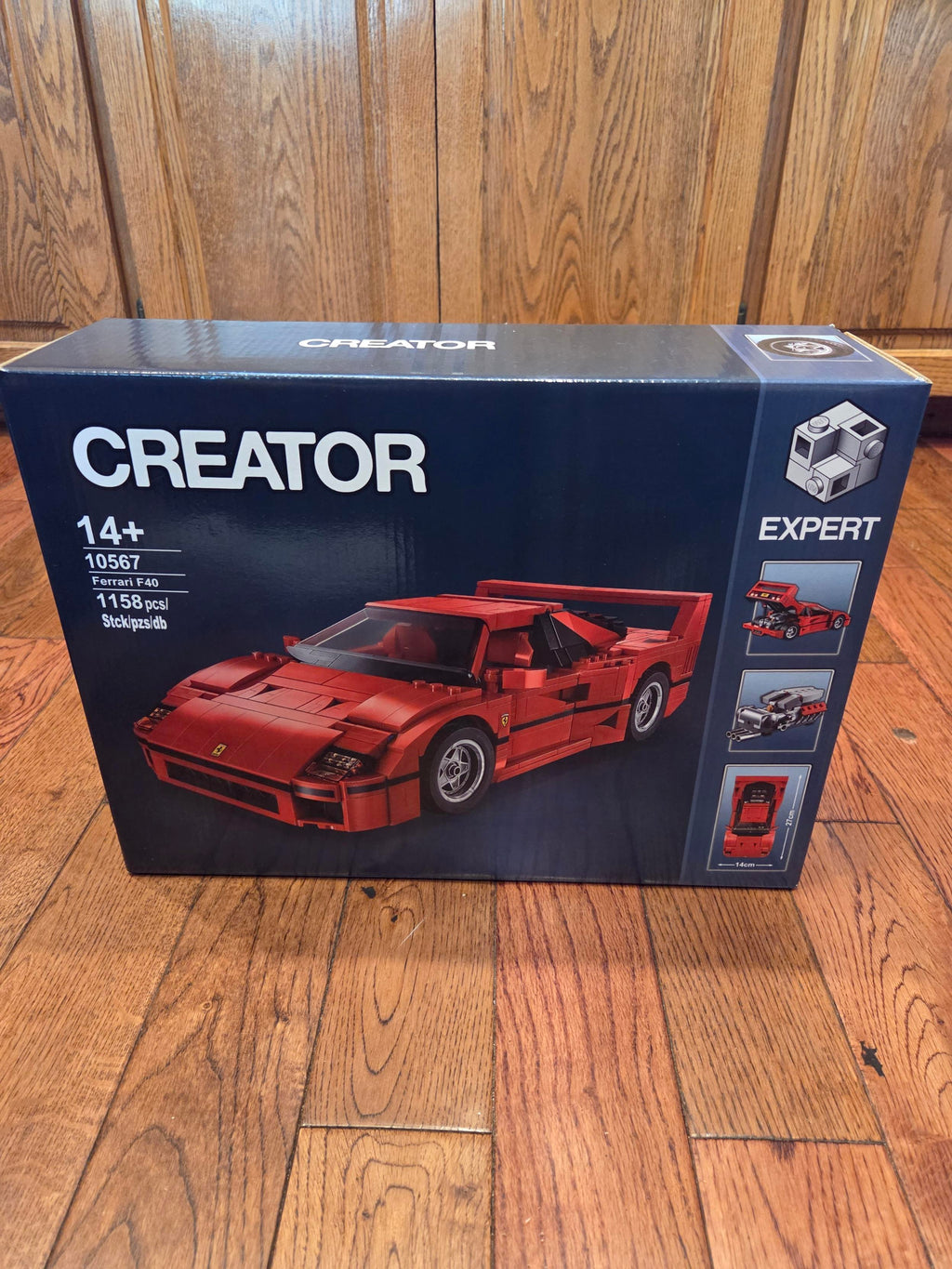 Ferrari F40 Car - 1158 Pieces - 10248