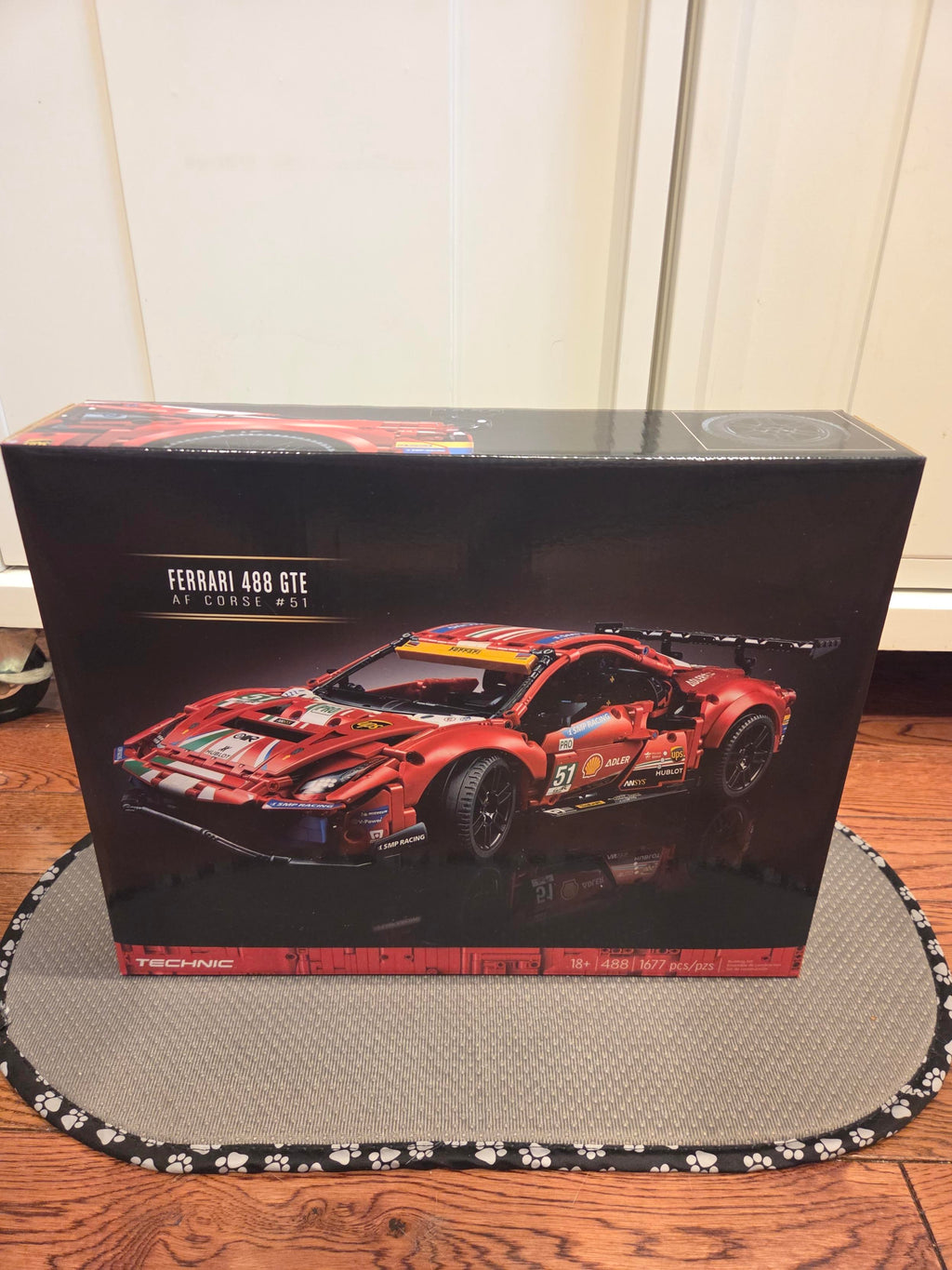 Ferrari 488 GTE AF Corse #51 Car - 1677 Pieces - 42125