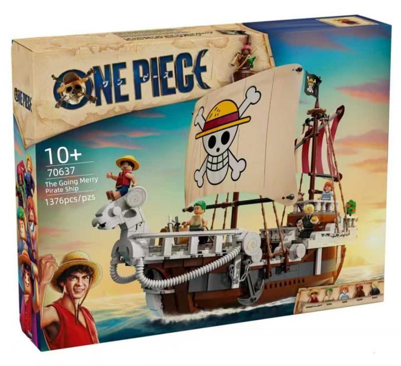 One Piece The Going Merry Pirate Ship - 1376 Pieces - 75639