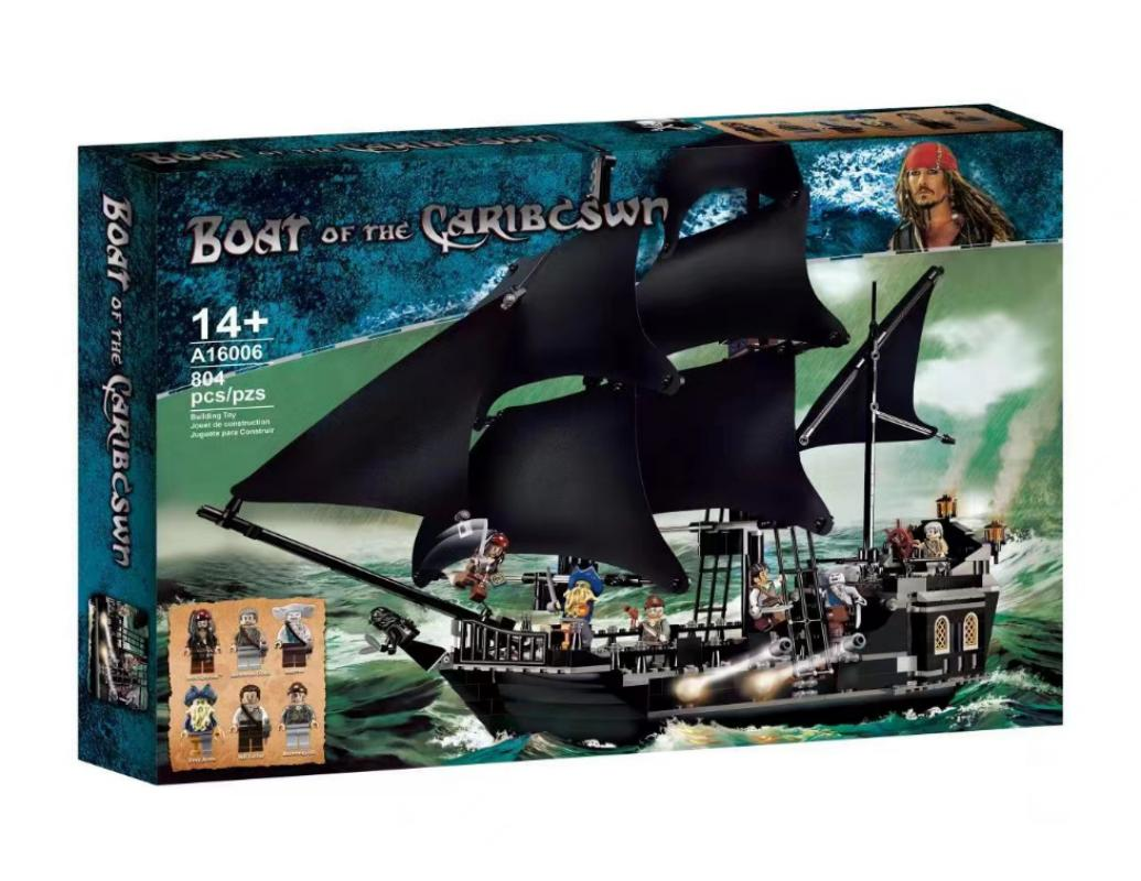 Pirates of the Caribbean The Black Pearl - 804 Pieces - 4184 (No Box)