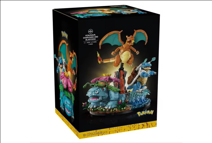 Pokemon Venusaur, Charizard and Blastoise - 6838 Pieces - 72153