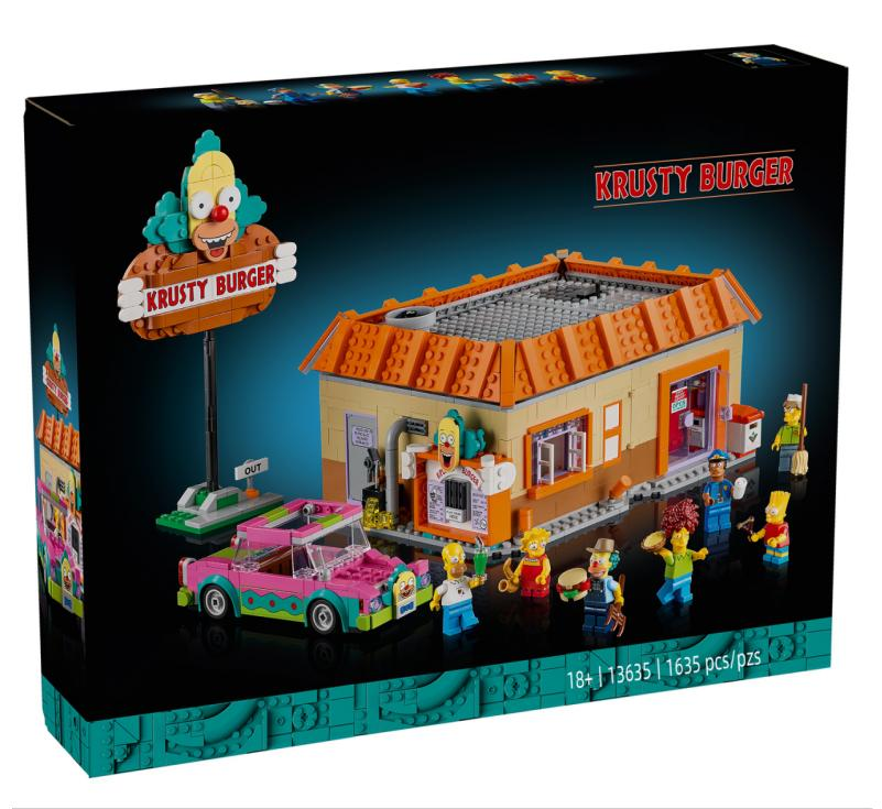 The Simpsons Krusty Burger - 1653 Pieces - 10352 (No Box)