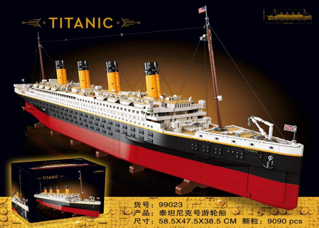 Titanic Ship Icons - 9090 Pieces - 10294